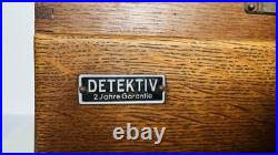 RARE Antique GERMANUS & NERGER Detektiv Cash Register WWI Era Early 1900s