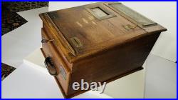 RARE Antique GERMANUS & NERGER Detektiv Cash Register WWI Era Early 1900s