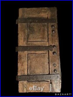 RARE Antique Genuine Early Oak IRON BOUND Box Small CHEST Antique 16th Century