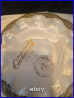 RARE Antique Homer Laughlin Art China Orange Bowl OAKWOOD Wood Grain Early 1900s