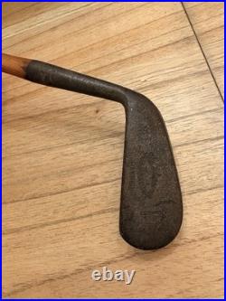 RARE Antique Left Handed Wilsonian Aim-Rite Mashie Hickory Golf Club Early 1920s
