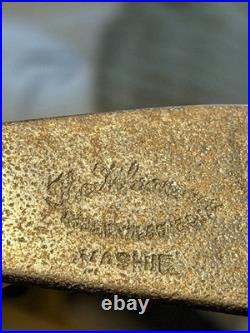 RARE Antique Left Handed Wilsonian Aim-Rite Mashie Hickory Golf Club Early 1920s