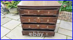 RARE Antique Oak Late 17th/Early 18th Century English Chest of Drawers