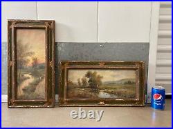 RARE Antique Old Early California Landscape Paintings, Stanley RUBENS 1910s