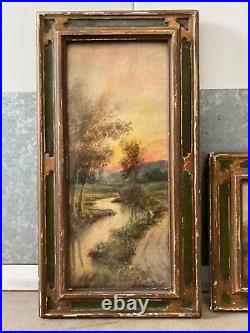 RARE Antique Old Early California Landscape Paintings, Stanley RUBENS 1910s