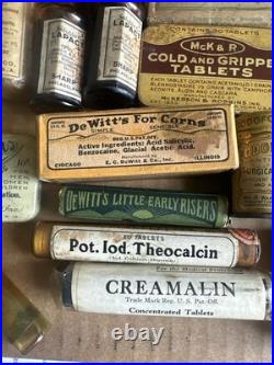 RARE Antique Pharmaceuticals From Early 1900s and Earlier NIB & Slightly Used