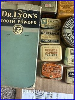 RARE Antique Pharmaceuticals From Early 1900s and Earlier NIB & Slightly Used