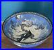 RARE_Antique_Pottery_Bowl_Carlton_Ware_Magpies_Dark_Blue_circa_1925_01_an