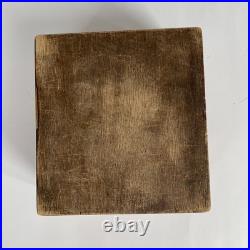 RARE Antique Russian Wooden Box Sergiev Posad Early 20th Century Russian Style