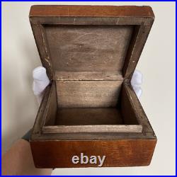 RARE Antique Russian Wooden Box Sergiev Posad Early 20th Century Russian Style