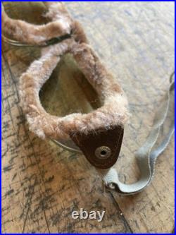 RARE! Antique Sport Goggles for Early Aviation Pilot or motorcycle Rider