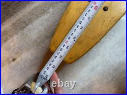 RARE Antique Vintage 1960s Wooden Wood Early Skateboard Surfer Metal Wheels