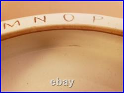 RARE Antique Weller Pottery Cereal Bowl Squirrels ABC For Child Baby 1920- 1930s