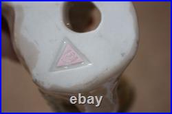 RARE Antique ca 1919 Royal Dux Porcelain Parakeets Figure Pink E Triangle MINT