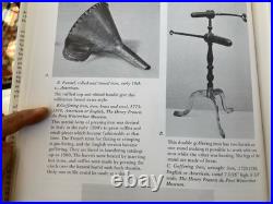 RARE! Antique primitive 1700s Early 1800s Three Leg Wrought Iron Goffering iron
