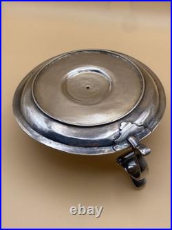 RARE BOWLES NASH 1721 GEORGE I SOLID SILVER CHAMBERSTICK, LONDON 223.8g