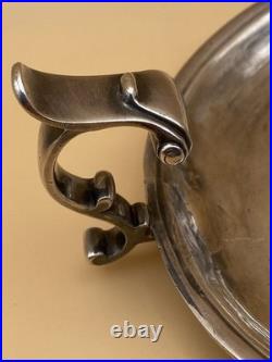 RARE BOWLES NASH 1721 GEORGE I SOLID SILVER CHAMBERSTICK, LONDON 223.8g