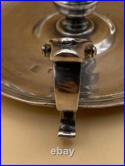 RARE BOWLES NASH 1721 GEORGE I SOLID SILVER CHAMBERSTICK, LONDON 223.8g
