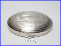 RARE EARLY 19TH CENTURY SOLID SILVER FRENCH SNUFF BOX, POCKET SNUFF BOX, c1820