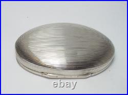 RARE EARLY 19TH CENTURY SOLID SILVER FRENCH SNUFF BOX, POCKET SNUFF BOX, c1820