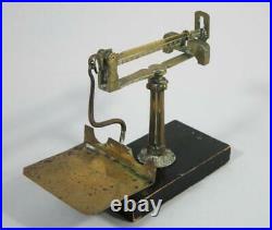 RARE EARLY 19thC SLIDING WEIGHT LETTER SCALES ANTIQUE POSTAL SCALE 1840 postage
