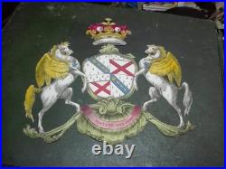 RARE EARLY 19th CENTURY ENGRAVING MARQUESS OF LANSDOWNE COAT OF ARMS