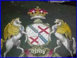 RARE EARLY 19th CENTURY ENGRAVING MARQUESS OF LANSDOWNE COAT OF ARMS