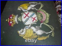 RARE EARLY 19th CENTURY ENGRAVING MARQUESS OF LANSDOWNE COAT OF ARMS