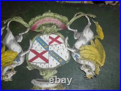 RARE EARLY 19th CENTURY ENGRAVING MARQUESS OF LANSDOWNE COAT OF ARMS
