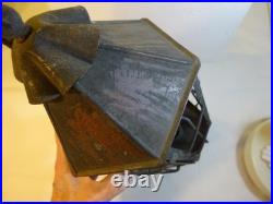RARE EARLY ANTIQUE PRIMITIVE Hanging Cage Candle Lantern NICE EARLY PRIMITIVE