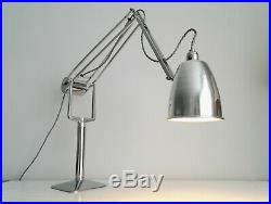 RARE EARLY HADRILL HORSTMANN PROTOTYPE ROLLER LAMP. 1940s INDUSTRIAL ANGLEPOISE