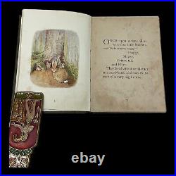 RARE EARLY US PRINTING The Tale Of Peter RabbitBeatrix PotterOLD ANTIQUE BOOK