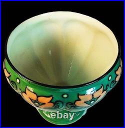 RARE & EARLY WOOD & Sons ALERS WARES HAND TUBELINED VASE by FREDERIC RHEAD
