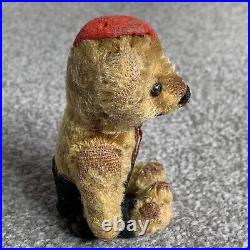 RARE Early ANTIQUE VINTAGE 1920S SCHUCO BELLHOP BEAR 5 Fully Jointed Must See
