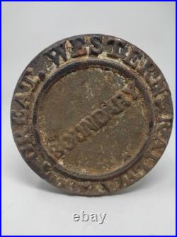 RARE Early Antique (1835-1880) Great Western Railway Cast Iron Boundary Marker
