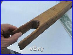 RARE Early Antique COLONIAL ROPE BED TIGHTENER, Hand CARVED From Wood, Hearth