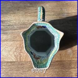 RARE Early Antique C 1840 Mason's Chinoiserie Imari Jug Pitcher Red Garden Scene