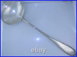 RARE Early Coin Silver 13 5/8 Soup Ladle T W RADCLIFFE Columbia SOUTH CAROLINA