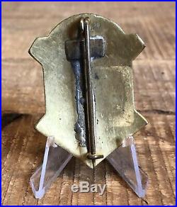RARE Early Original Antique Obsolete Dover NH Radiator Police Brass Badge