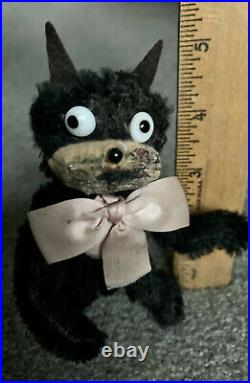RARE Felix the Cat Antique Early Farnell Mohair 5 Pin Jointed Arms Legs LOOK