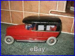 RARE LEHMANN TERRA LIMO CAR EARLY VERSION 1910s TINPLATE GERMANY ANTIQUE TIN TOY
