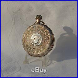 RARE Picture Front Antique Pocket Watch. Early 1900s. Repair watch