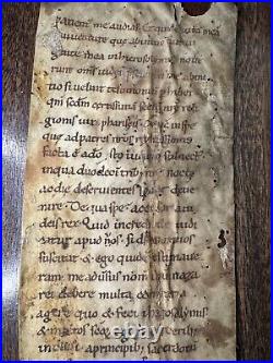 RARE Roman Bible Manuscript Early 12th Century C. 1125 Acts 26 RARE Roman Bible Manuscript Early 12th Century C. 1125 Acts 26