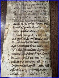RARE Roman Bible Manuscript Early 12th Century C. 1125 Acts 26 RARE Roman Bible Manuscript Early 12th Century C. 1125 Acts 26