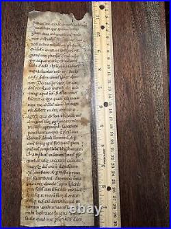 RARE Roman Bible Manuscript Early 12th Century C. 1125 Acts 26 RARE Roman Bible Manuscript Early 12th Century C. 1125 Acts 26