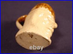 RARE TINY ANTIQUE EARLY 1800s CHILD'S MUG YELLOW WARE ROCKINGHAM MINT