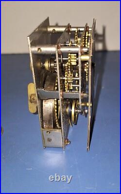 RARE UNUSUAL ANTIQUE EARLY YALE CARRIAGE CLOCK WORKING VISIBLE ESCAPEMENT c. 1880 RARE UNUSUAL ANTIQUE EARLY YALE CARRIAGE CLOCK WORKING VISIBLE ESCAPEMENT c. 1880