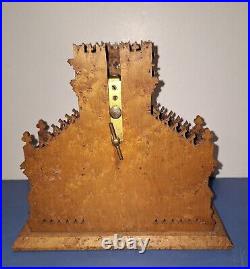 RARE UNUSUAL ANTIQUE EARLY YALE TRAMP ART CLOCK WORKING c. 1880 BIRD'S EYE MAPLE RARE UNUSUAL ANTIQUE EARLY YALE TRAMP ART CLOCK WORKING c. 1880 BIRD'S EYE MAPLE