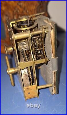 RARE UNUSUAL ANTIQUE EARLY YALE TRAMP ART CLOCK WORKING c. 1880 BIRD'S EYE MAPLE RARE UNUSUAL ANTIQUE EARLY YALE TRAMP ART CLOCK WORKING c. 1880 BIRD'S EYE MAPLE