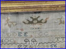RARE Very Early Antique 18th Century (1799) Needlework Sampler- Napoleonic Era
